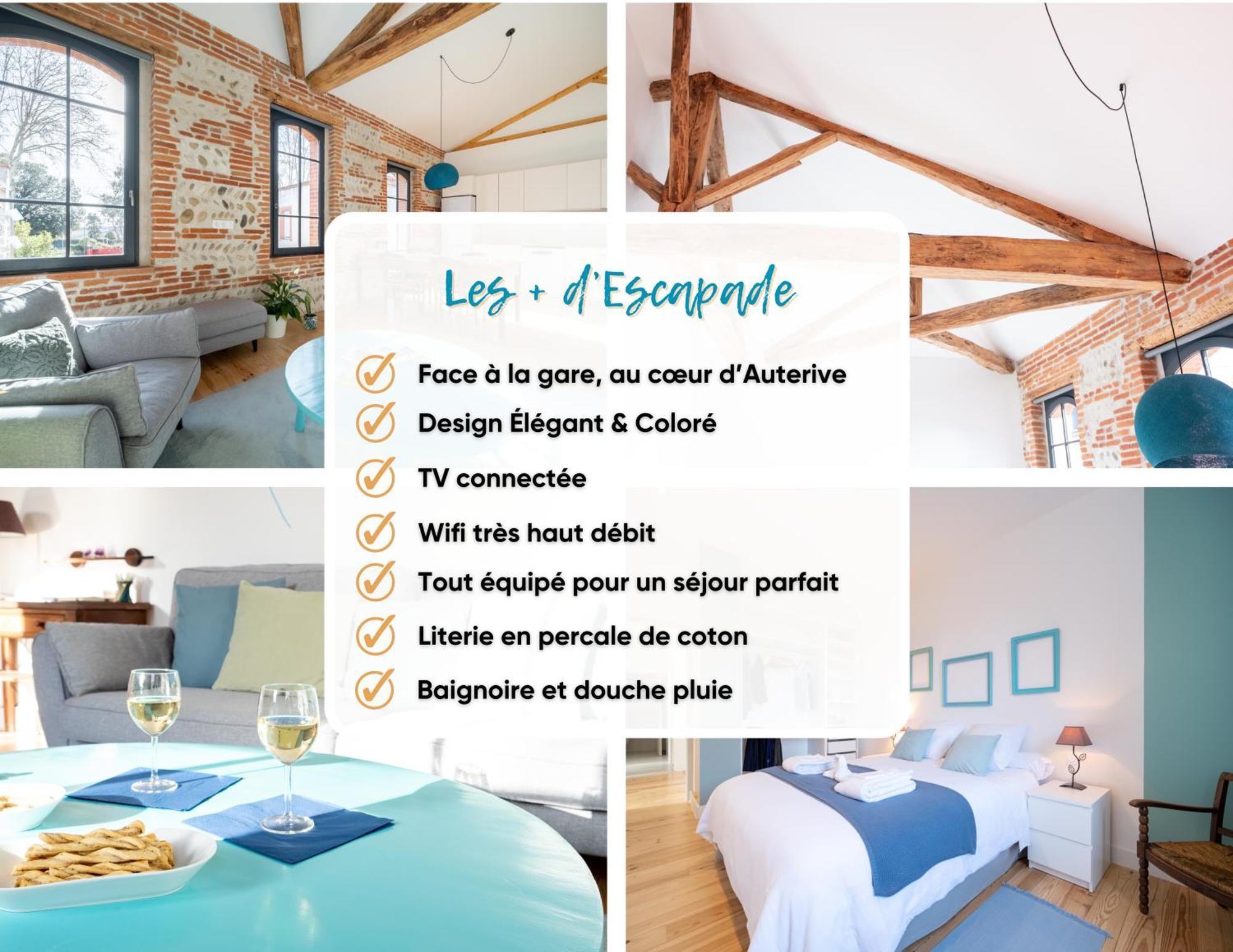 Evasions-Escapade, Centre-Ville, Gare Auterive  Exteriér fotografie